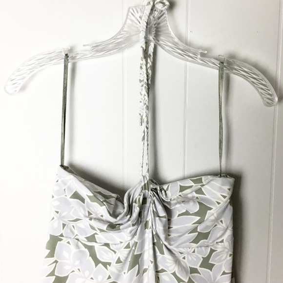 Tommy Bahama Womens Dress M Halter Hawaiian Tropical Knee Length Vacation - Picture 2 of 3